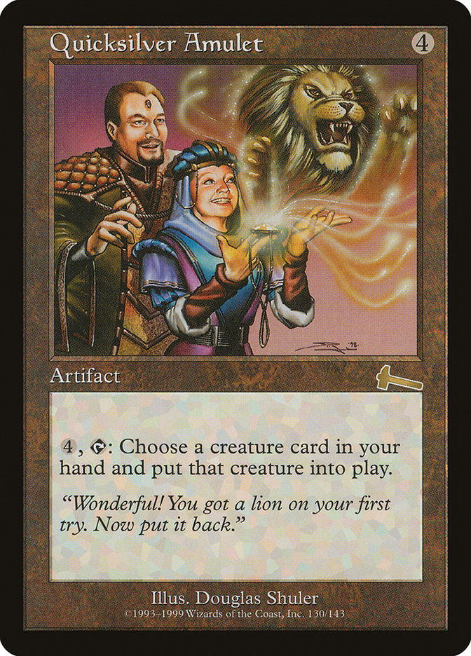Quicksilver Amulet [Urza's Legacy] | Webway Games