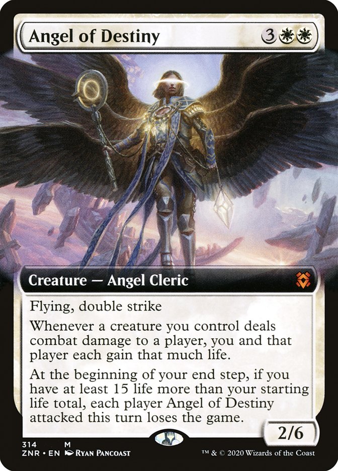 Angel of Destiny (Extended Art) [Zendikar Rising] | Webway Games