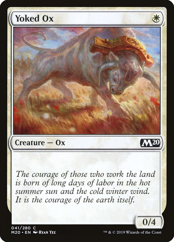 Yoked Ox [Core Set 2020] | Webway Games