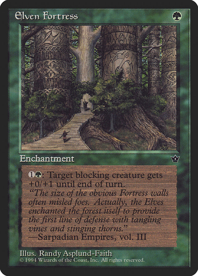 Elven Fortress (Randy Asplund-Faith) [Fallen Empires] | Webway Games