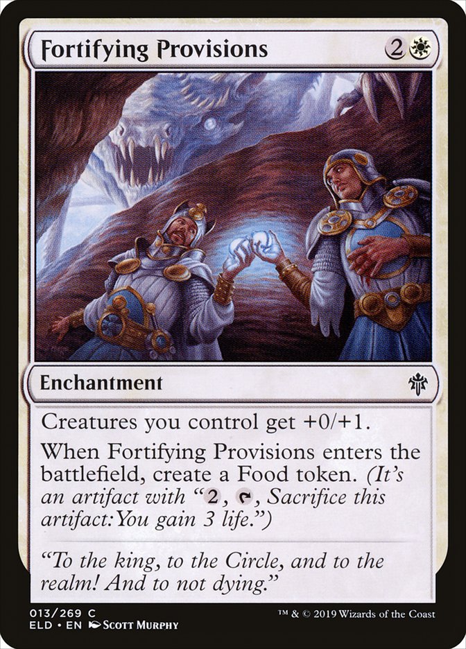 Fortifying Provisions [Throne of Eldraine] | Webway Games