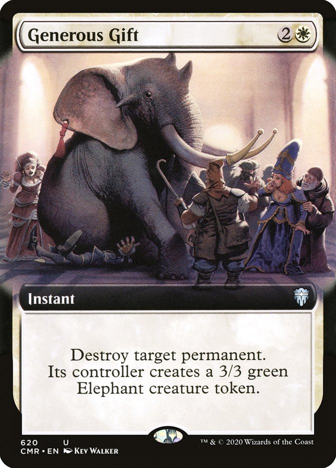 Generous Gift (Extended Art) [Commander Legends] | Webway Games