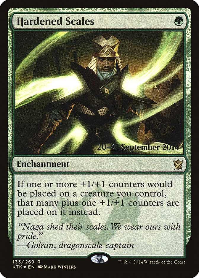 Hardened Scales  (Prerelease) [Khans of Tarkir Prerelease Promos] | Webway Games