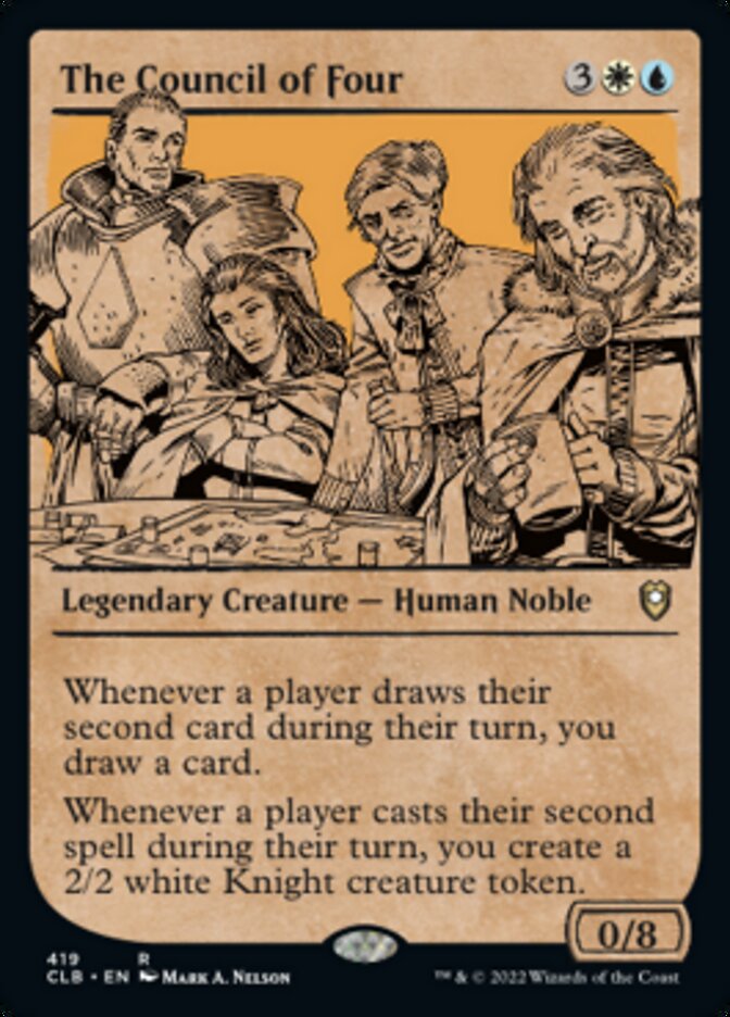 The Council of Four (Showcase) [Commander Legends: Battle for Baldur's Gate] | Webway Games