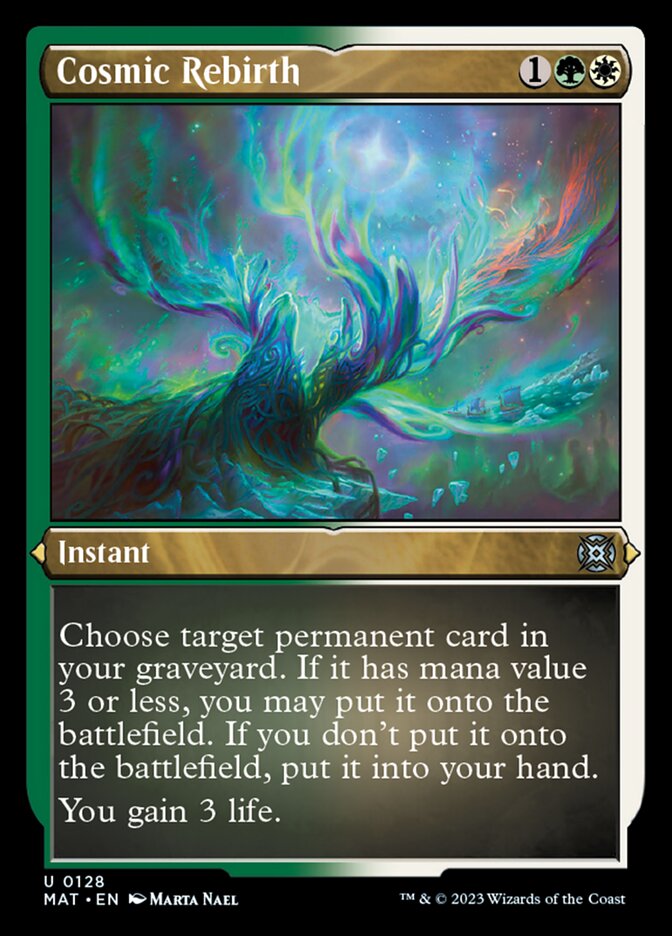 Cosmic Rebirth (Foil Etched) [March of the Machine: The Aftermath] | Webway Games