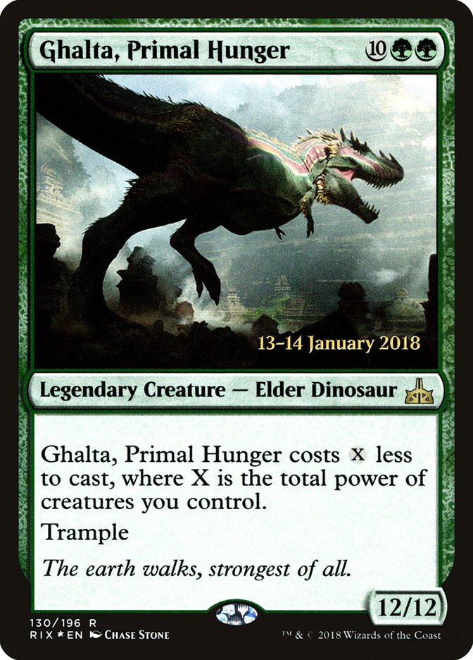 Ghalta, Primal Hunger [Rivals of Ixalan Prerelease Promos] | Webway Games