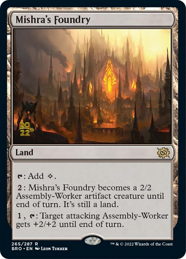 Mishra's Foundry [The Brothers' War: Prerelease Promos] | Webway Games