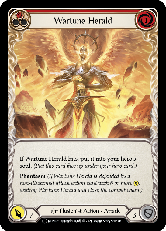 Wartune Herald (Red) [U-MON026] Unlimited Normal | Webway Games