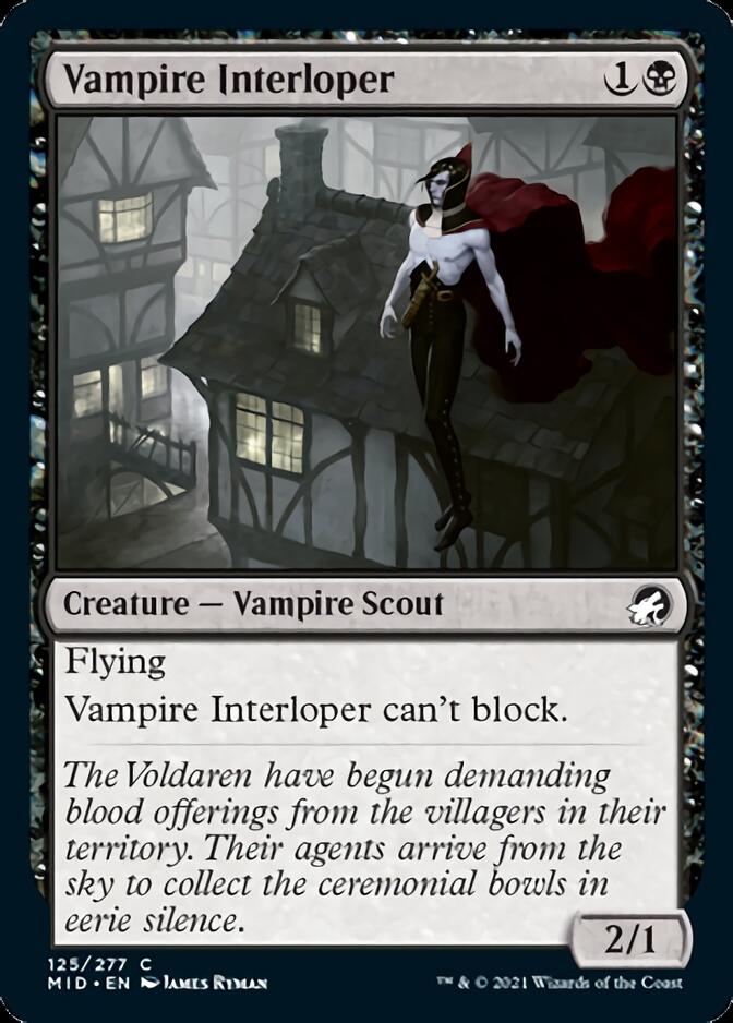 Vampire Interloper [Innistrad: Midnight Hunt] | Webway Games