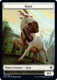 Goat // Food (16) Double-sided Token [Throne of Eldraine Tokens] | Webway Games