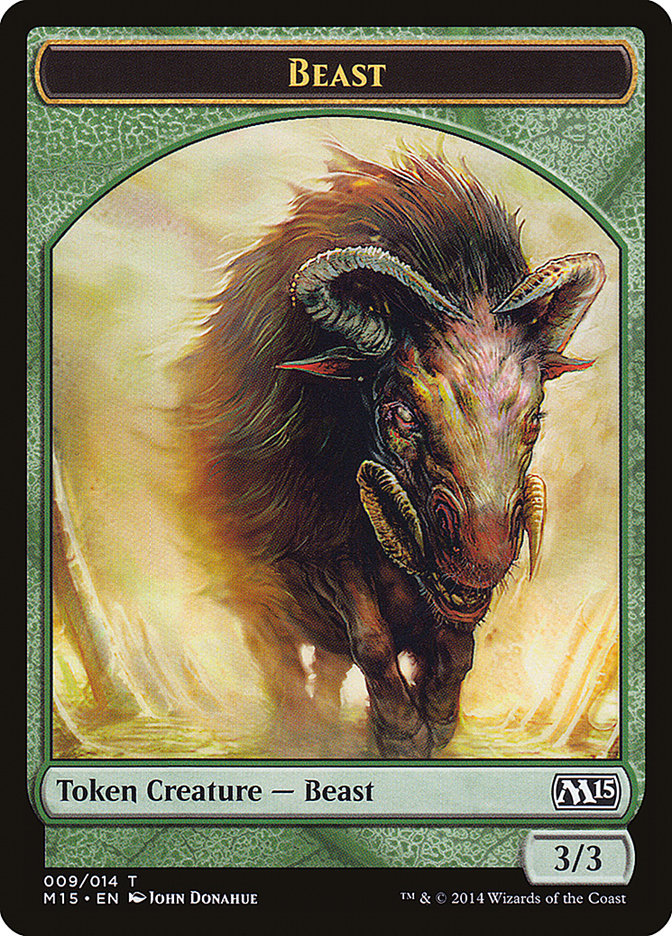 Beast (009/014) [Magic 2015 Tokens] | Webway Games