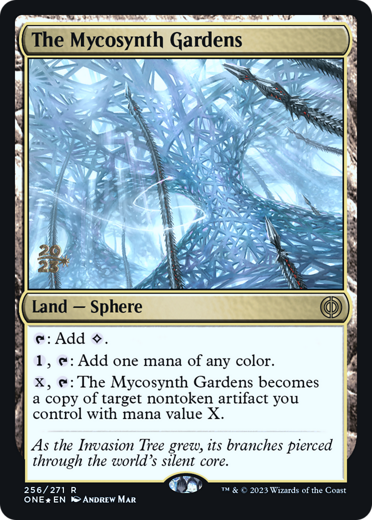 The Mycosynth Gardens [Phyrexia: All Will Be One Prerelease Promos] | Webway Games