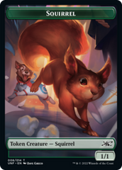 Squirrel // Treasure (013) Double-sided Token [Unfinity Tokens] | Webway Games