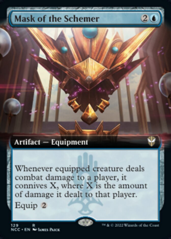 Mask of the Schemer (Extended Art) [Streets of New Capenna Commander] | Webway Games