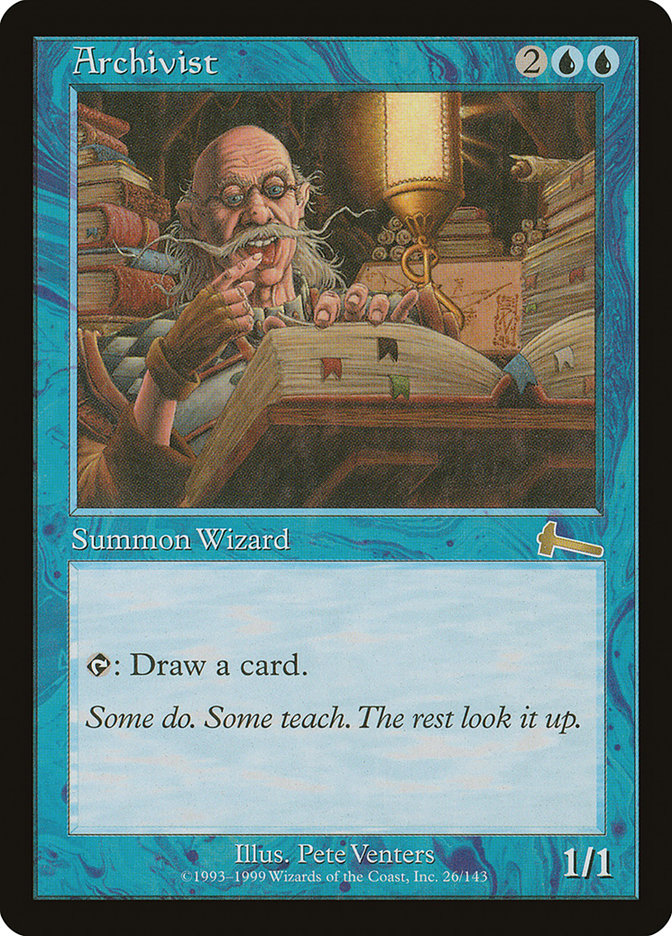 Archivist [Urza's Legacy] | Webway Games