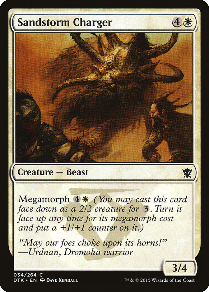 Sandstorm Charger [Dragons of Tarkir] | Webway Games