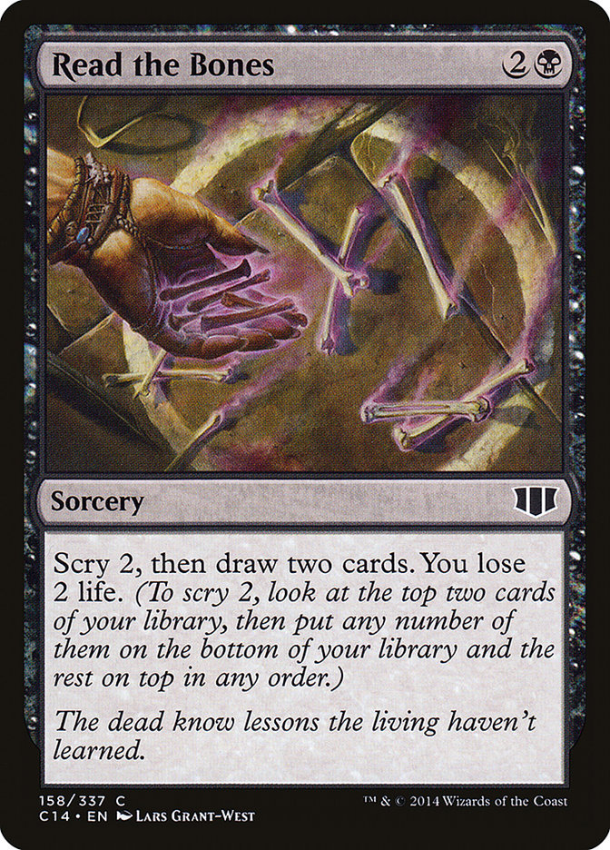 Read the Bones [Commander 2014] | Webway Games