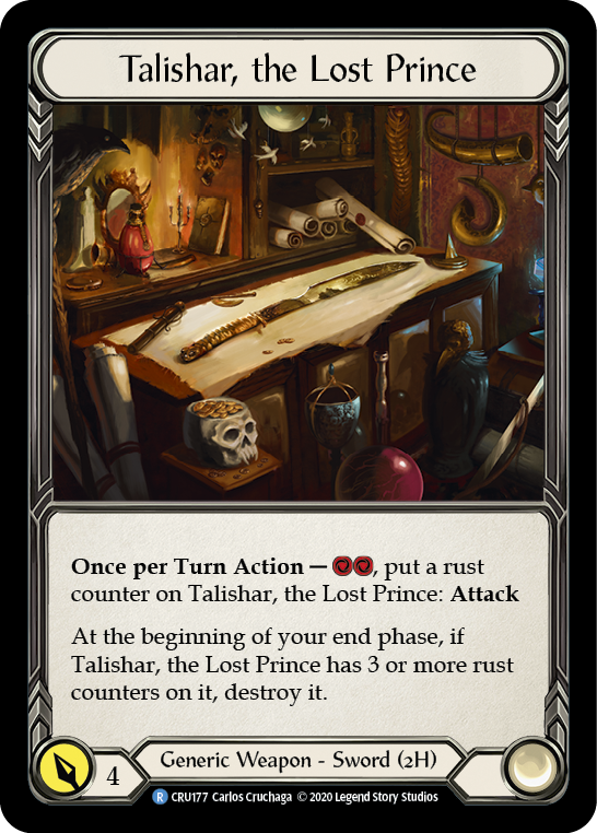 Talishar, the Lost Prince [CRU177] 1st Edition Normal | Webway Games