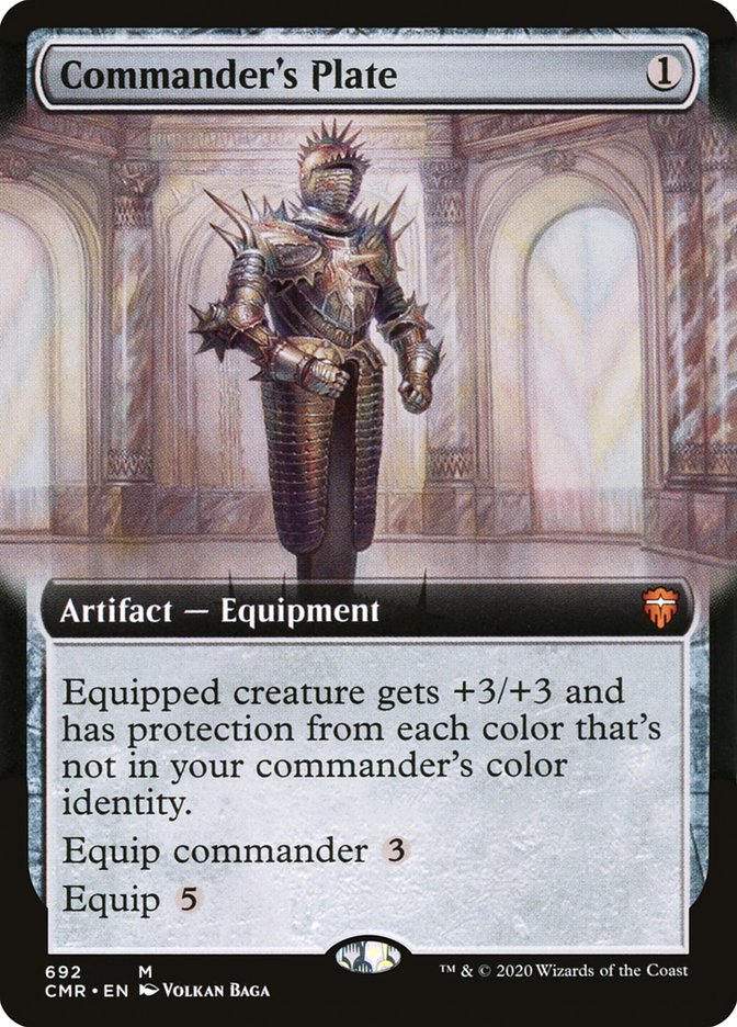 Commander's Plate (Extended Art) [Commander Legends] | Webway Games