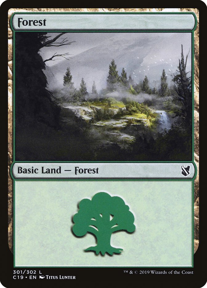 Forest (#301) [Commander 2019] | Webway Games
