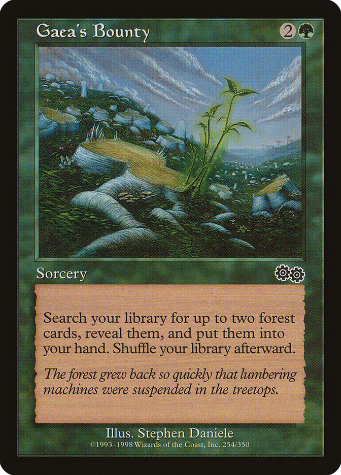 Gaea's Bounty [Urza's Saga] | Webway Games