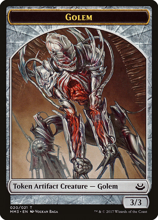 Golem [Modern Masters 2017 Tokens] | Webway Games