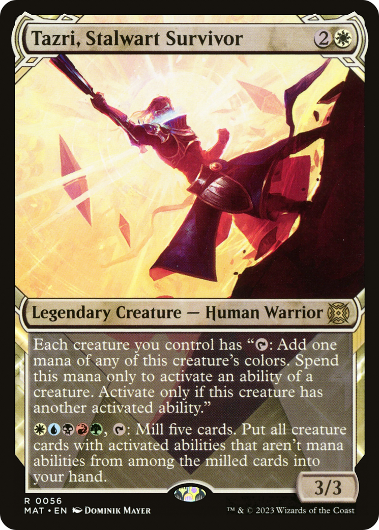 Tazri, Stalwart Survivor (Showcase) [March of the Machine: The Aftermath] | Webway Games