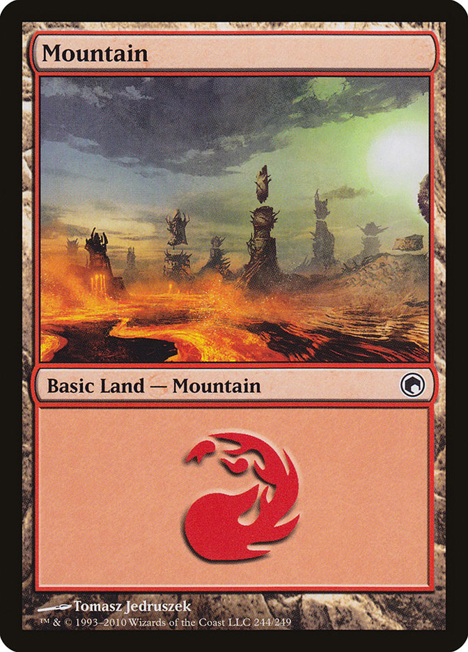 Mountain (#244) [Scars of Mirrodin] | Webway Games