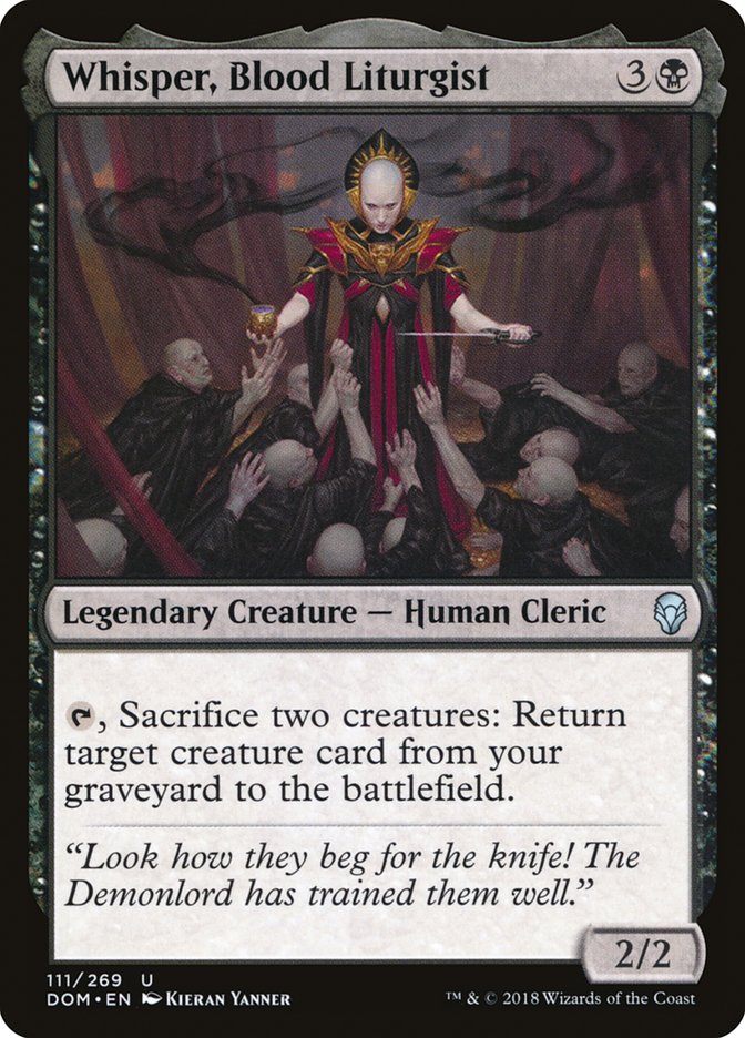Whisper, Blood Liturgist [Dominaria] | Webway Games