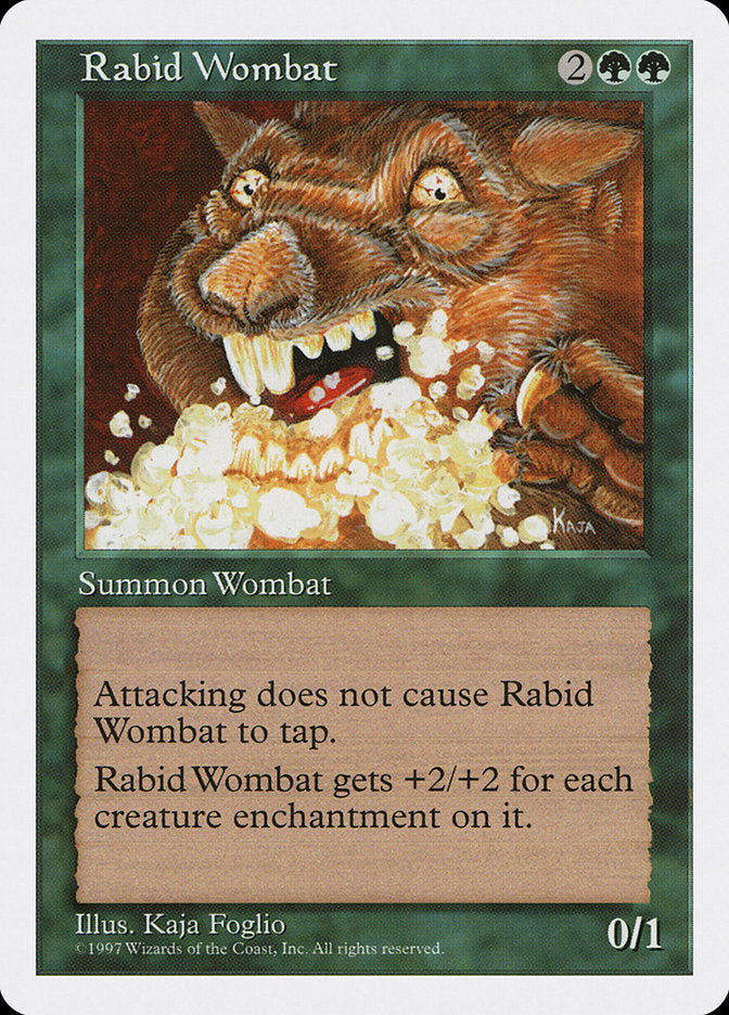 Rabid Wombat [Fifth Edition] | Webway Games