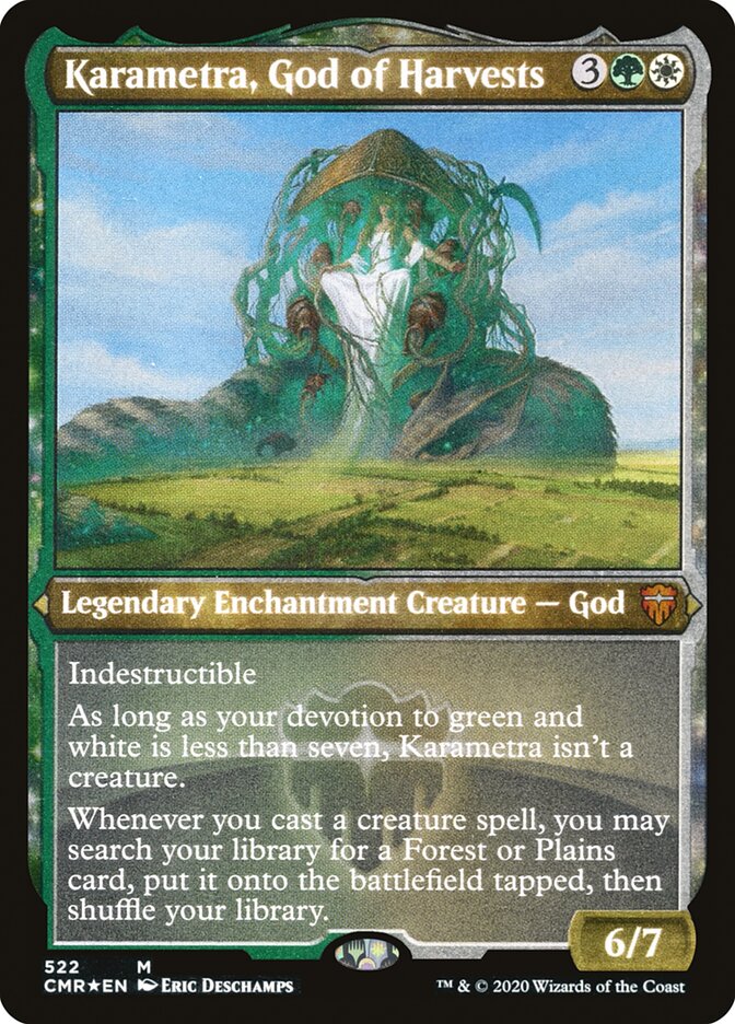 Karametra, God of Harvests [Commander Legends Etched] | Webway Games