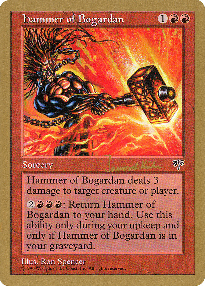 Hammer of Bogardan (Janosch Kuhn) [World Championship Decks 1997] | Webway Games