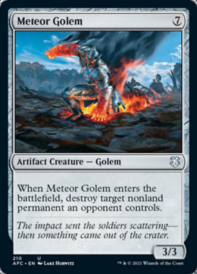 Meteor Golem [Dungeons & Dragons: Adventures in the Forgotten Realms Commander] | Webway Games