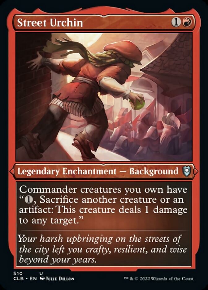 Street Urchin (Foil Etched) [Commander Legends: Battle for Baldur's Gate] | Webway Games
