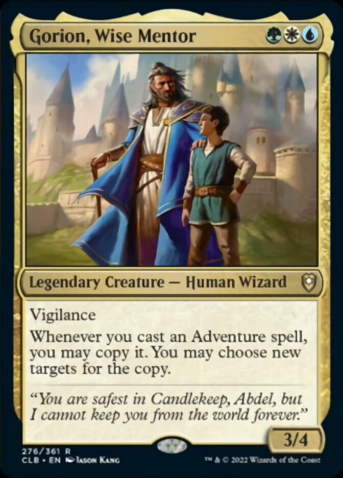 Gorion, Wise Mentor [Commander Legends: Battle for Baldur's Gate] | Webway Games