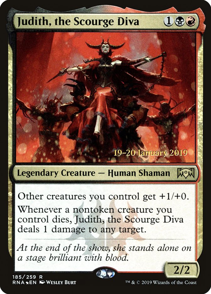 Judith, the Scourge Diva [Ravnica Allegiance Prerelease Promos] | Webway Games