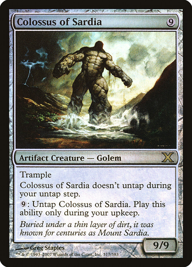 Colossus of Sardia (Premium Foil) [Tenth Edition] | Webway Games
