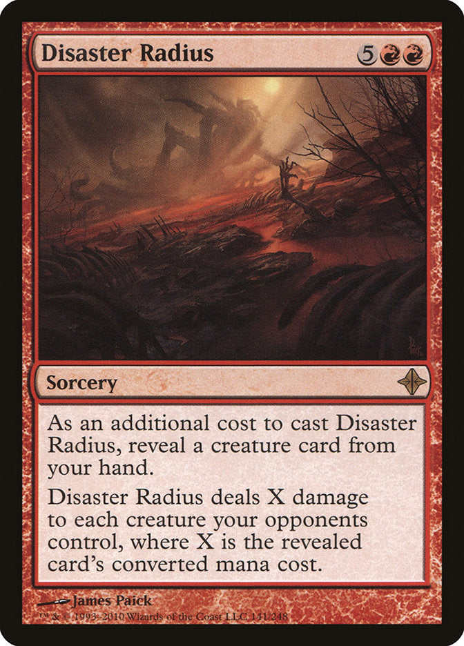 Disaster Radius [Rise of the Eldrazi] | Webway Games