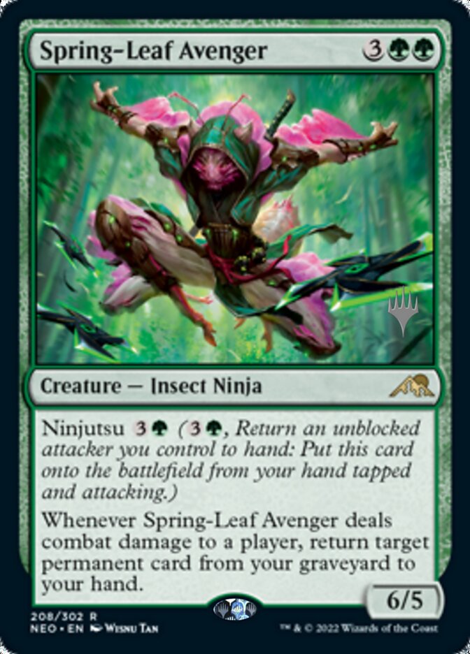 Spring-Leaf Avenger (Promo Pack) [Kamigawa: Neon Dynasty Promos] | Webway Games