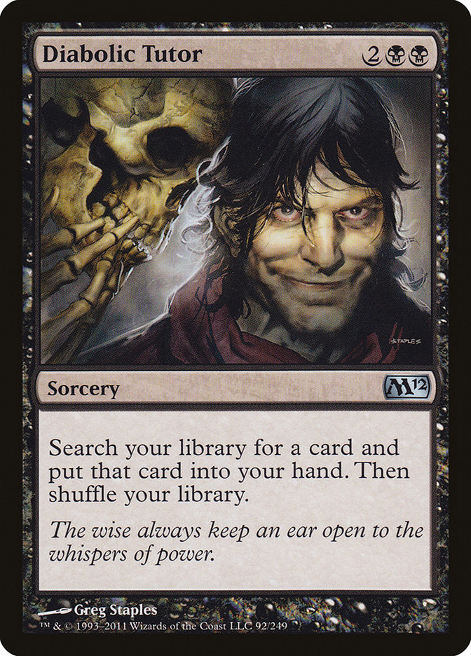Diabolic Tutor [Magic 2012] | Webway Games