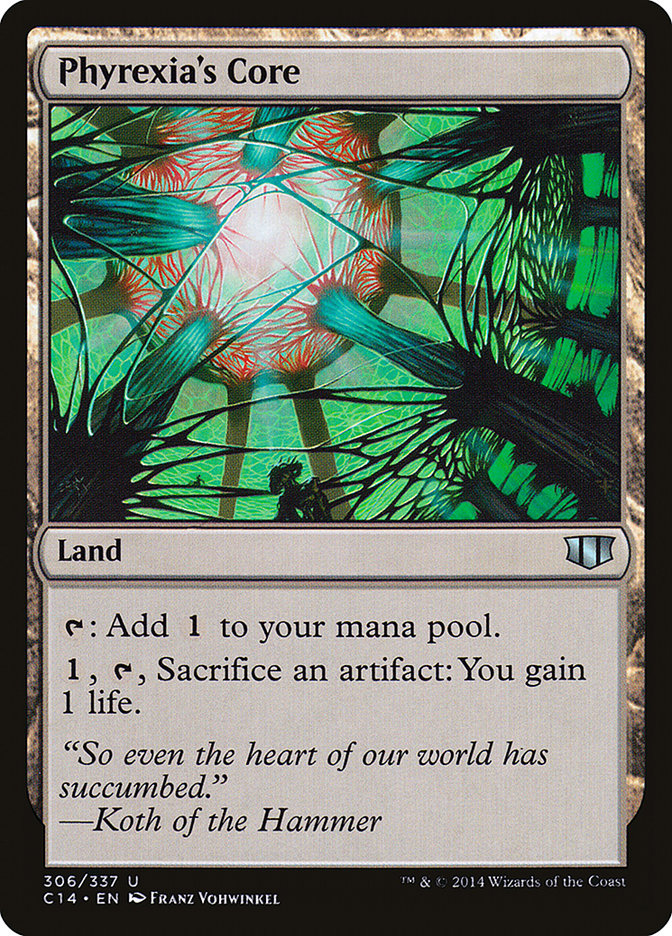 Phyrexia's Core [Commander 2014] | Webway Games