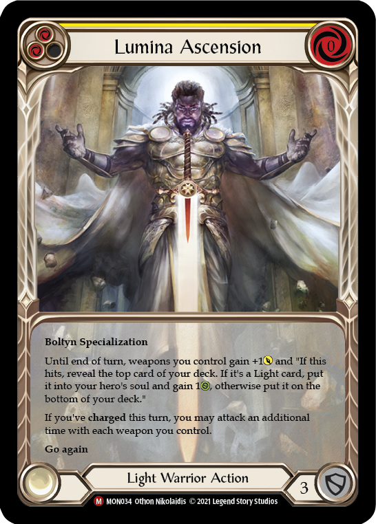 Lumina Ascension (Extended Art Rainbow Foil) [MON034-EA] 1st Edition Rainbow Foil | Webway Games