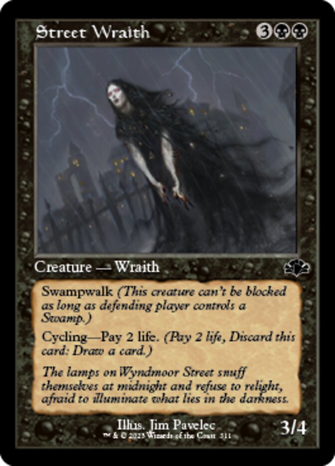 Street Wraith (Retro) [Dominaria Remastered] | Webway Games