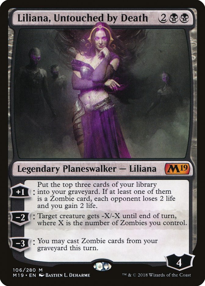Liliana, Untouched by Death [Core Set 2019] | Webway Games