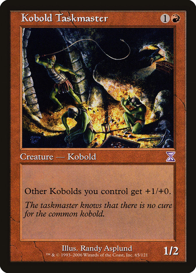 Kobold Taskmaster [Time Spiral Timeshifted] | Webway Games