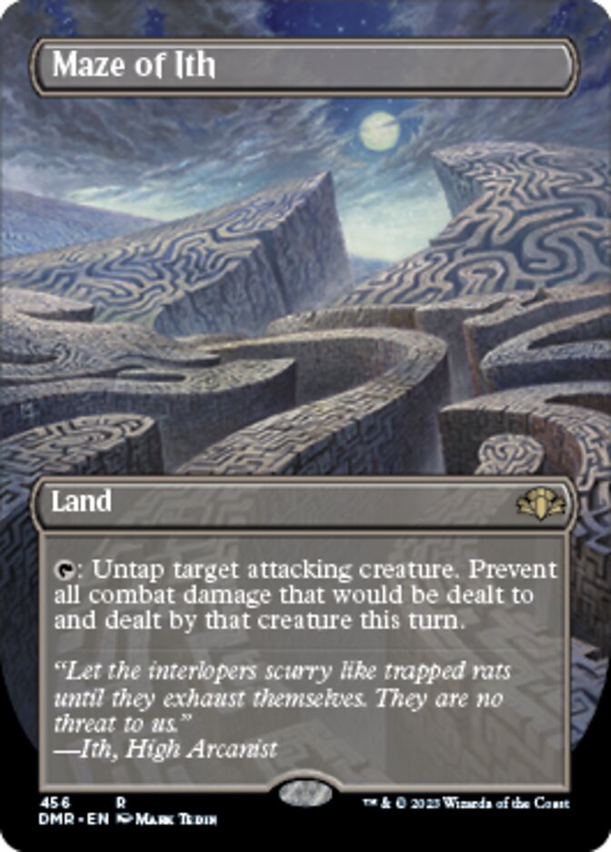 Maze of Ith (Borderless Alternate Art) [Dominaria Remastered] | Webway Games