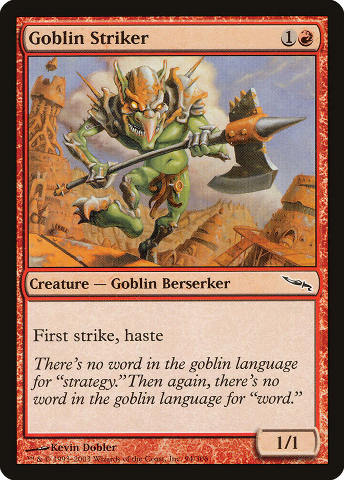 Goblin Striker [Mirrodin] | Webway Games
