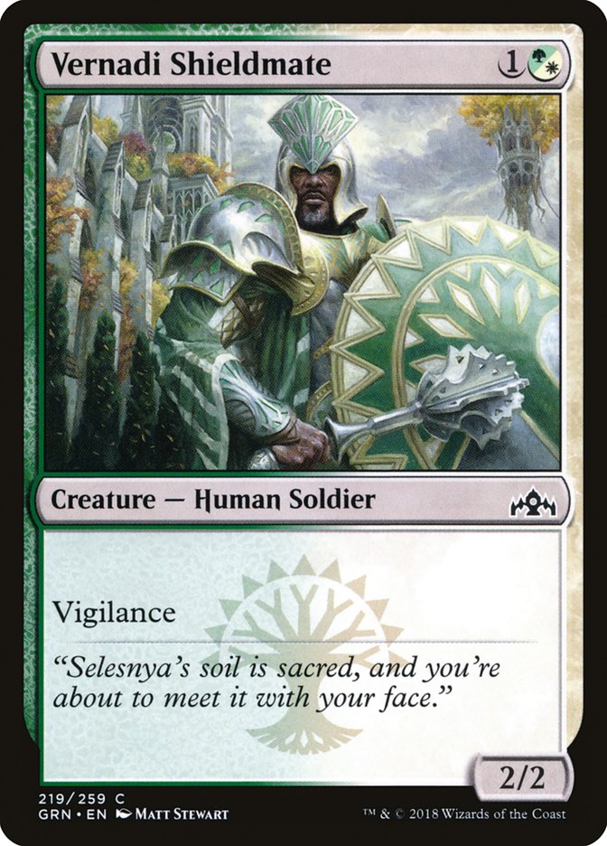 Vernadi Shieldmate [Guilds of Ravnica] | Webway Games