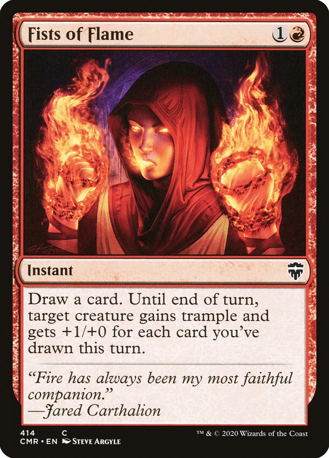 Fists of Flame [Commander Legends] | Webway Games