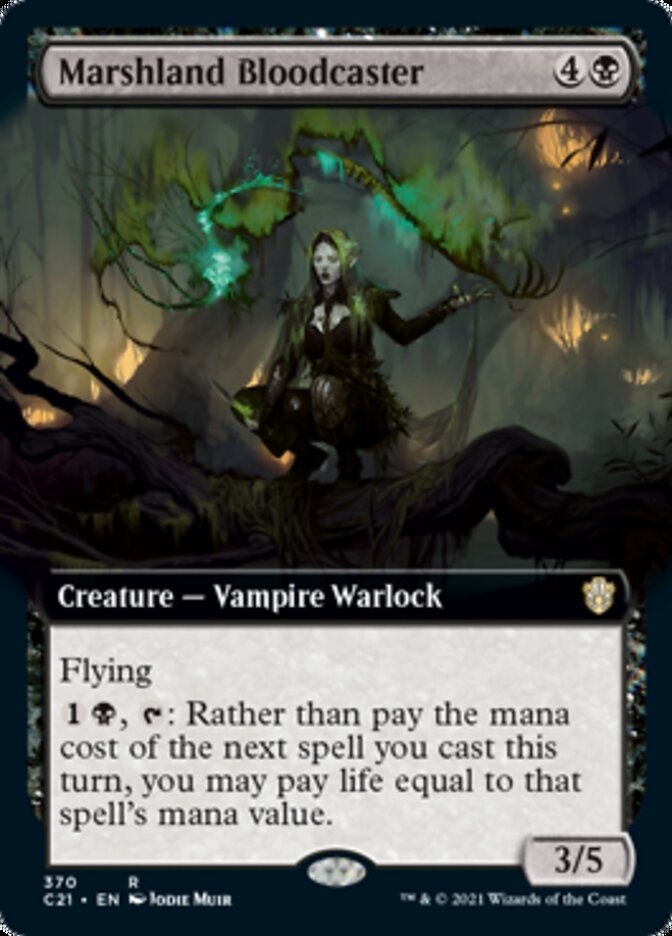 Marshland Bloodcaster (Extended) [Commander 2021] | Webway Games